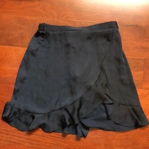 Free people navy skirt